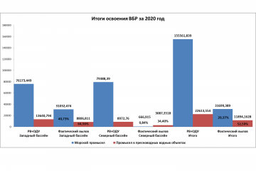 Итоги освоения ВБР за 2020 год