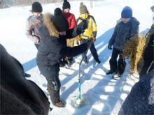 На вологодчине рыбу спасают от заморов
